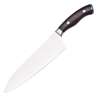 Specializing in the production of 8 Inch german stainless steel kitchen knife With Gold Sandal wood Handle