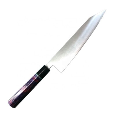 8 Inch High Carbon Razor Sharp X50CrMoV15 Mov Kitchen Cutting Chef Knife With fiber Handle professional chef knife