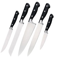 Classic Design Stainless Steel 5pcs Kitchen Knife Set With POM Handle